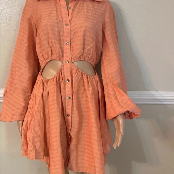 CULT GAIA
Ilaria Mini Dress In Orange size Small - Picture 7 of 9